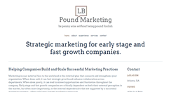 Desktop Screenshot of poundmarketing.com